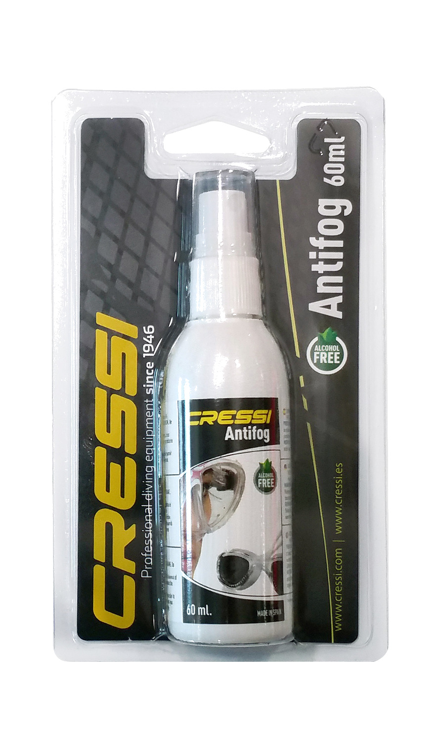 spray anti empañamiento mascaras gafas antifog spray 60ml (35 u)